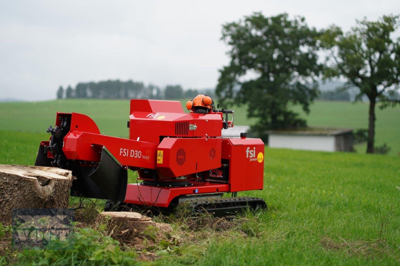 Baumstumpffräse Türe ait FSI D30 TRACK Stubbenfräse mit Dieselmotor und Kettenfahrwerk, Neumaschine içinde Schmallenberg (resim 9)