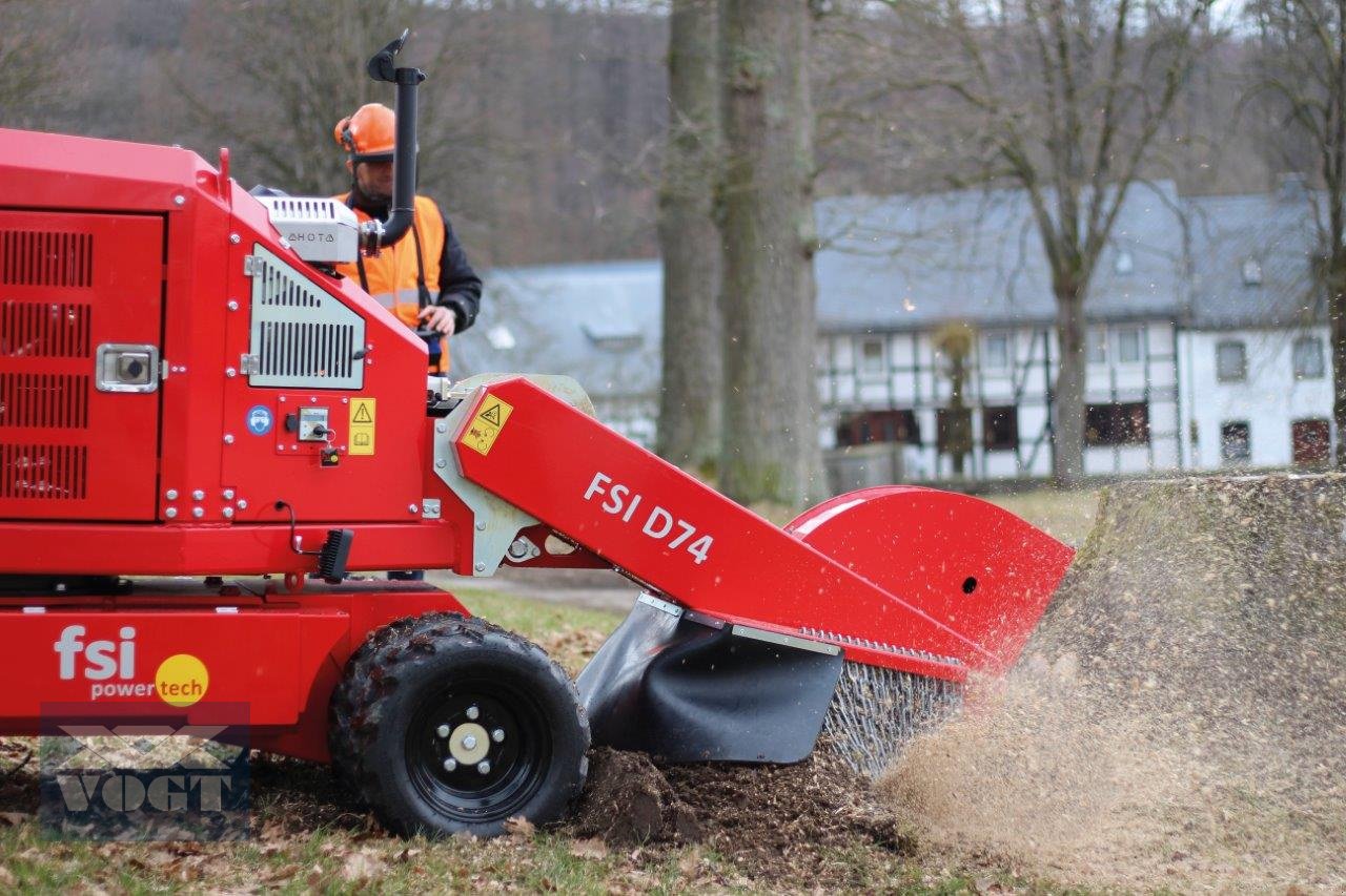 Baumstumpffräse типа FSI D74 4WD REMOTE Stubbenfräse /Baumstumpffräse mit Dieselmotor, Neumaschine в Schmallenberg (Фотография 11)