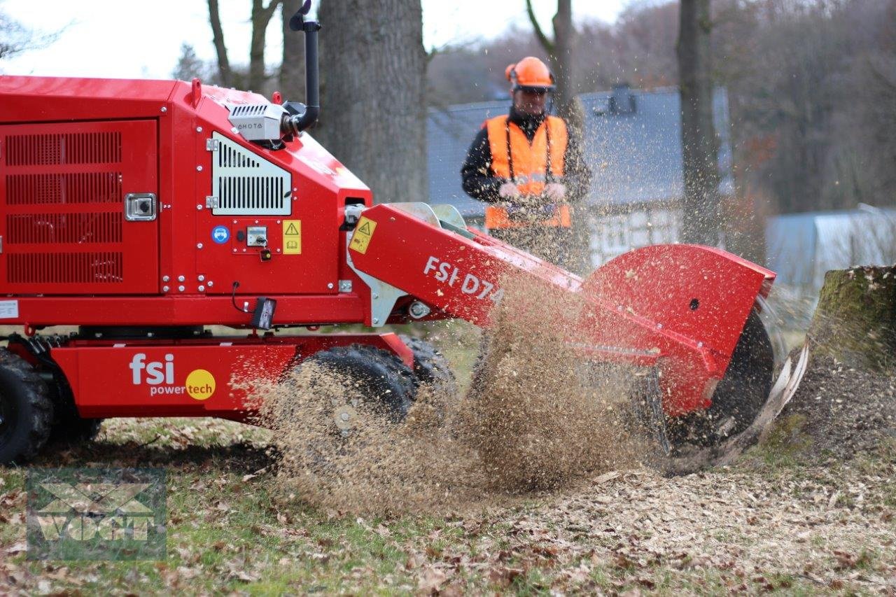 Baumstumpffräse del tipo FSI D74 4WD REMOTE Stubbenfräse /Baumstumpffräse mit Dieselmotor, Neumaschine en Schmallenberg (Imagen 12)