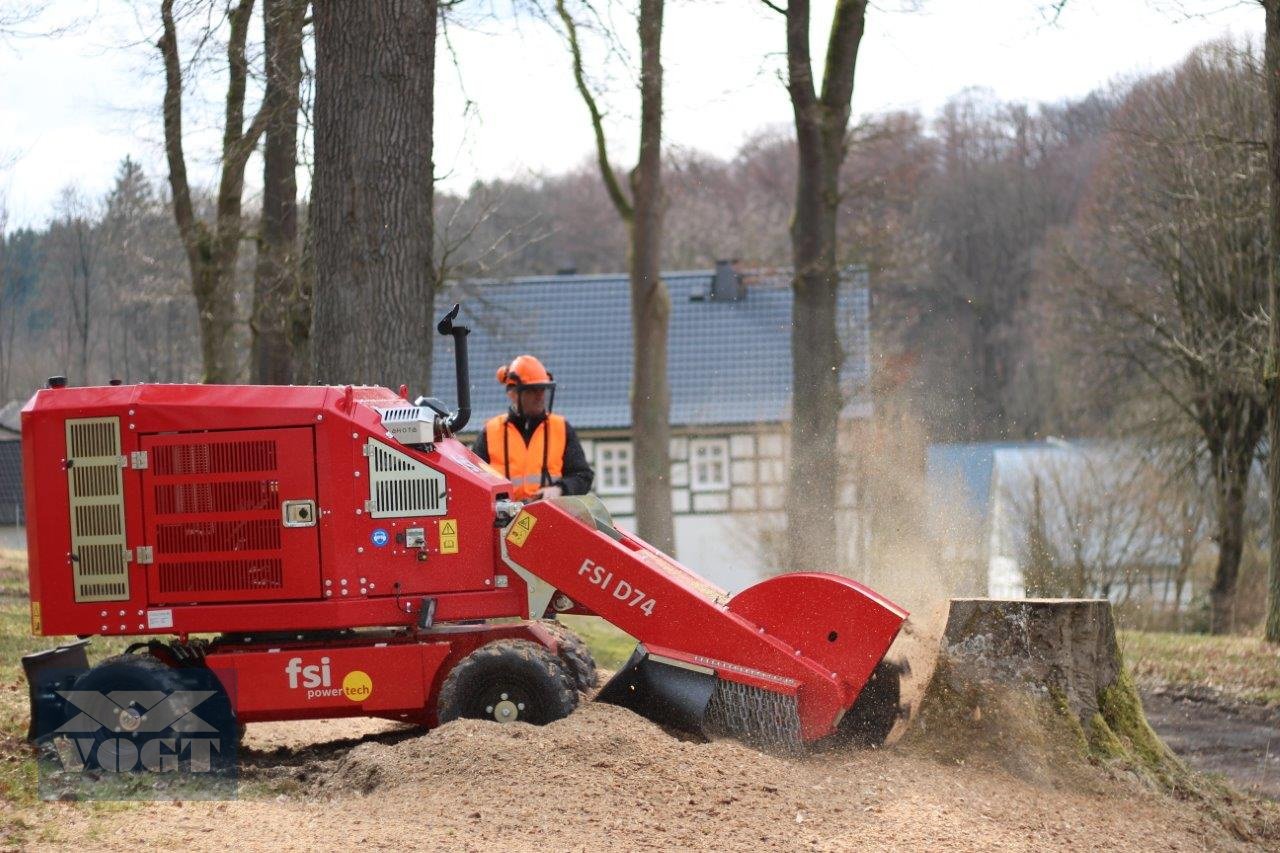 Baumstumpffräse Türe ait FSI D74 4WD REMOTE Stubbenfräse /Baumstumpffräse mit Dieselmotor, Neumaschine içinde Schmallenberg (resim 14)