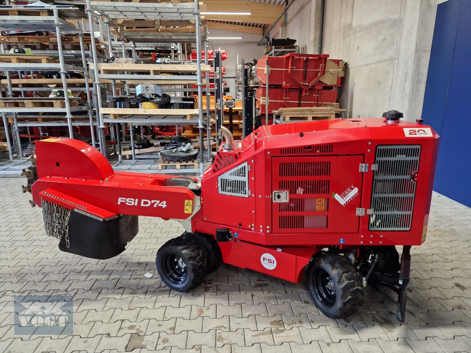 Baumstumpffräse типа FSI D74 Stubbenfräse /Wurzelfräse mit Dieselmotor und Funkbedienung, Gebrauchtmaschine в Schmallenberg (Фотография 9)