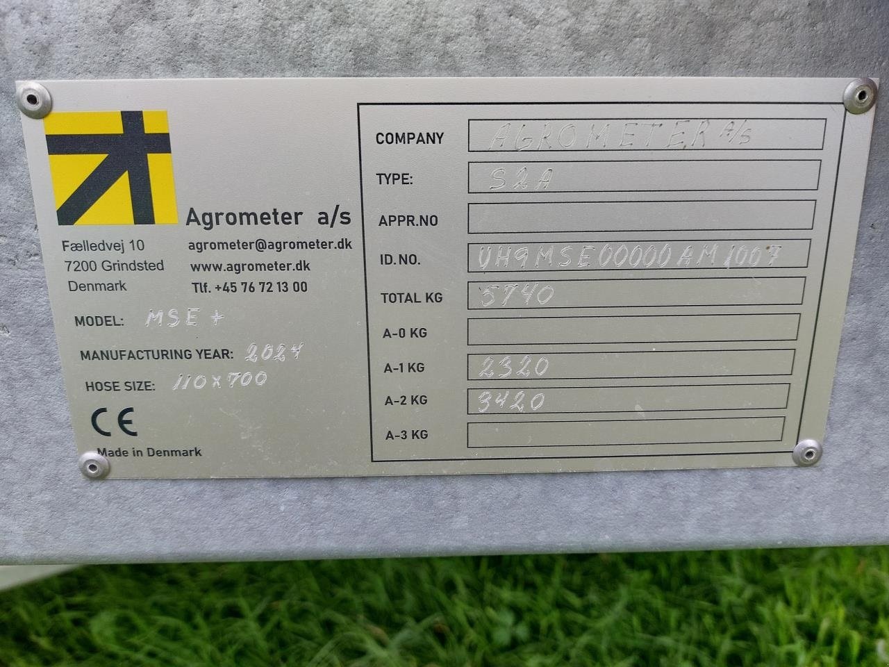 Beregnungsanlage za tip Agrometer MSE+ 110x700 (Demo), Gebrauchtmaschine u Bording (Slika 6)