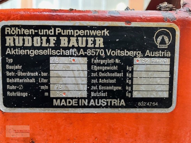 Beregnungsanlage tipa Bauer 75-310, Gebrauchtmaschine u Bensheim - Schwanheim (Slika 5)