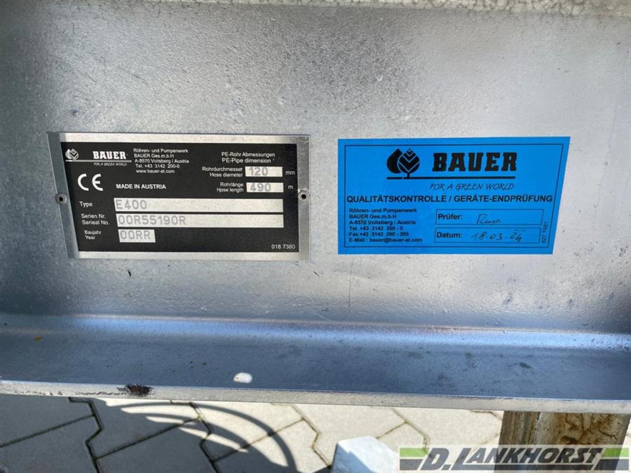 Beregnungsanlage typu Bauer RAINSTAR E400 120-490, Neumaschine v Neuenhaus (Obrázek 7)