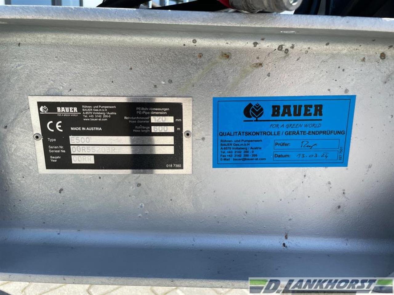 Beregnungsanlage typu Bauer RAINSTAR E500 120-600, Neumaschine v Neuenhaus (Obrázek 12)