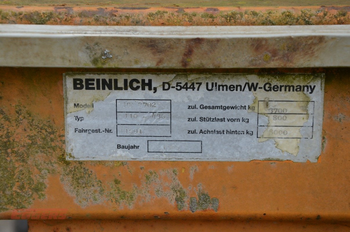 Beregnungsanlage typu Beinlich MF 110x380m, Gebrauchtmaschine w Suhlendorf (Zdjęcie 13)