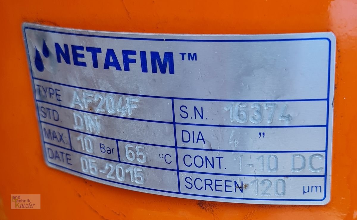 Beregnungsanlage tipa Sonstige Siebfilter mit automatischer Rückspülung, Gebrauchtmaschine u Deutsch-Wagram (Slika 3)