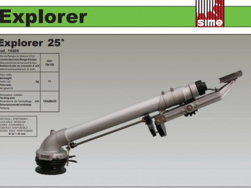 Beregnungsanlage a típus Sonstige SIME - Ranger / Reflex / Explorer, Gebrauchtmaschine ekkor: Tønder (Kép 1)