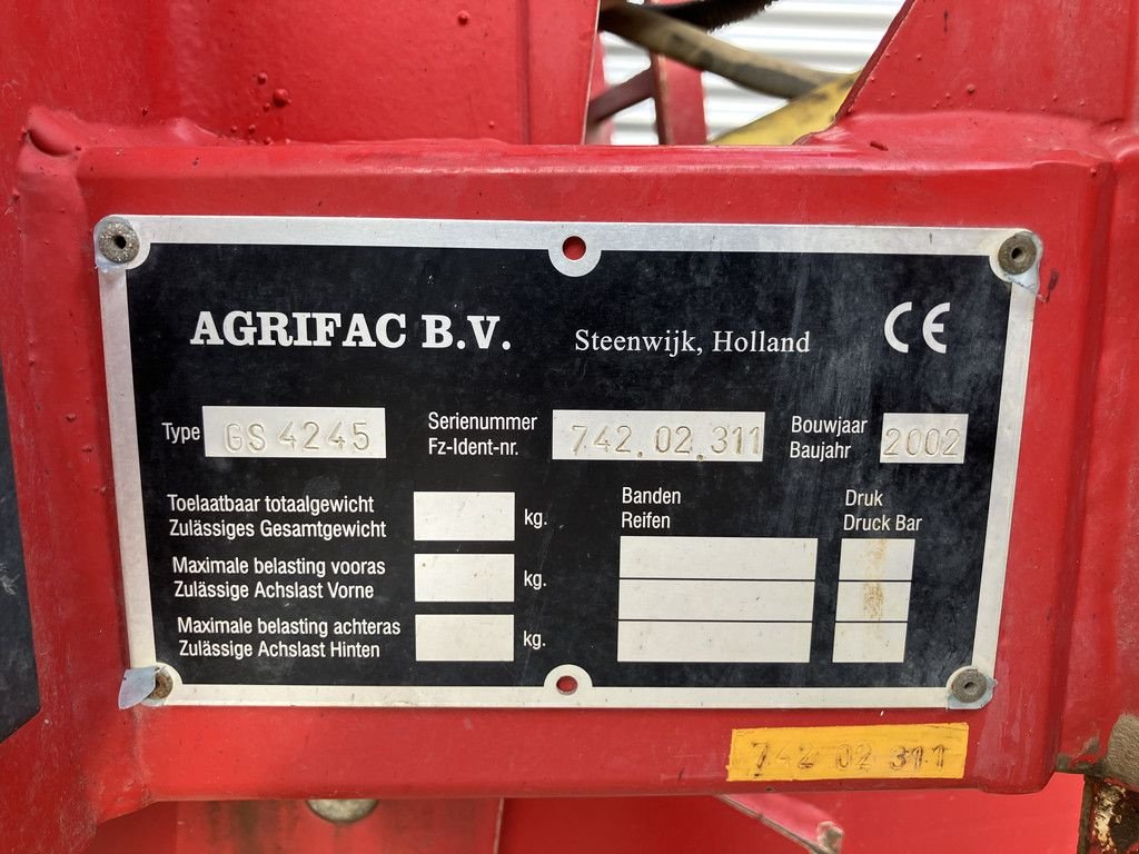 Beregnungspumpe del tipo Agrifac GS GS4245, Gebrauchtmaschine en Wierden (Imagen 3)