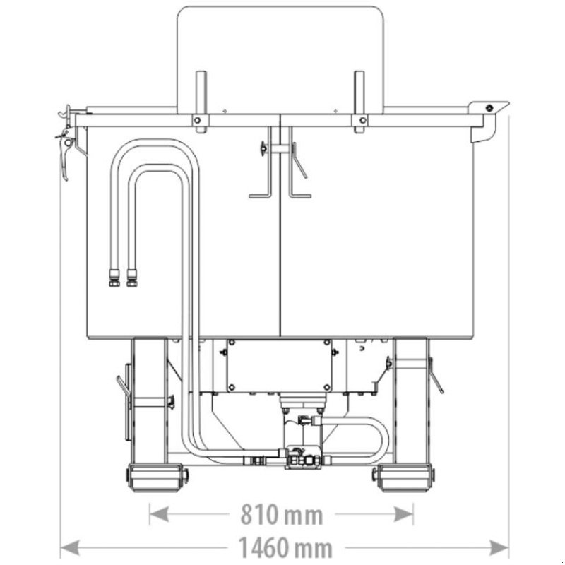 Betonmischer του τύπου FK Machinery Betonblander Hydraulisk drevet UBCH600, Gebrauchtmaschine σε Vinderup (Φωτογραφία 2)