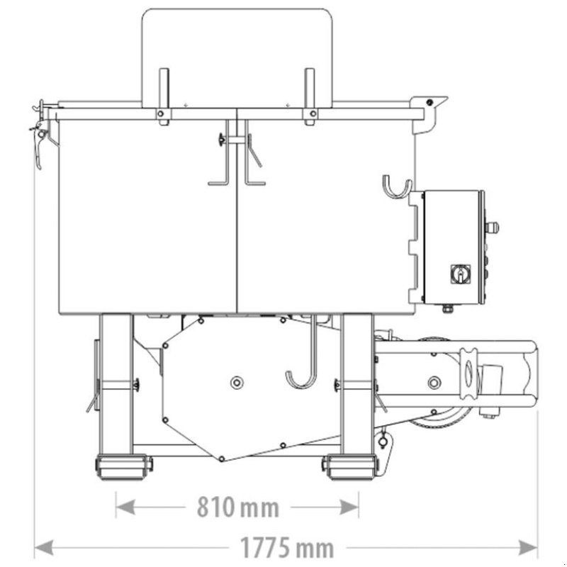 Betonmischer del tipo FK Machinery Tvangsblander 600L El Ubcen600, Gebrauchtmaschine en Vinderup (Imagen 2)