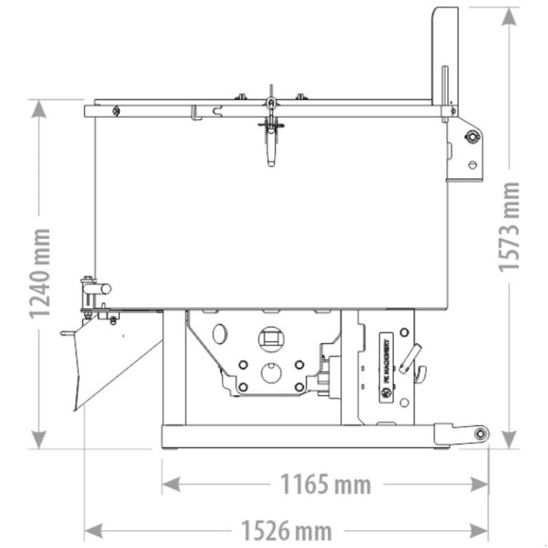 Betonmischer от тип FK Machinery Tvangsblander Pto UBCM600 - 600L, Gebrauchtmaschine в Vinderup (Снимка 2)