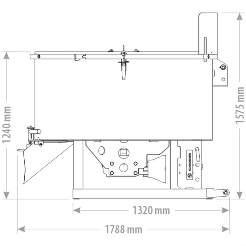 Betonmischer del tipo FK Machinery Tvangsblander Pto UBCM800 - 800L, Gebrauchtmaschine en Vinderup (Imagen 3)