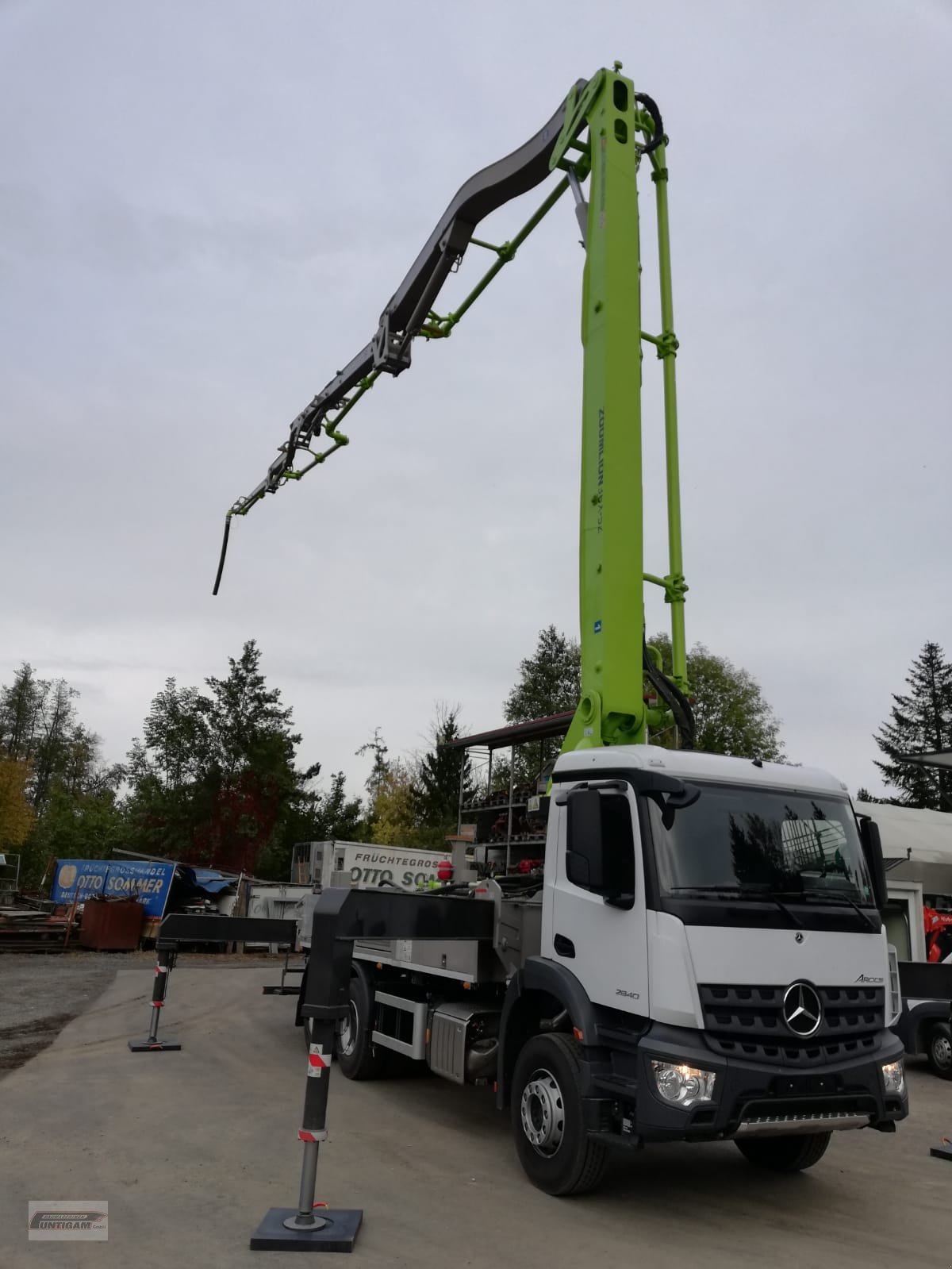 Betonpumpe a típus Mercedes-Benz Actros 2640 mit Zoomlion ZL 36, Neumaschine ekkor: Deutsch - Goritz (Kép 5)