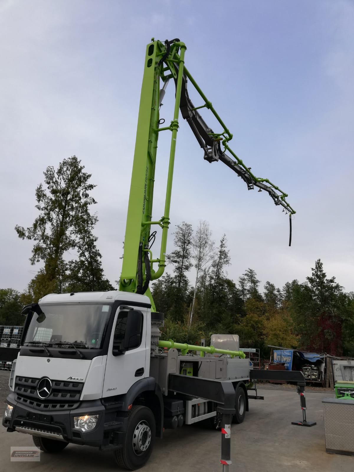 Betonpumpe van het type Mercedes-Benz Actros 2640 mit Zoomlion ZL 36, Neumaschine in Deutsch - Goritz (Foto 8)