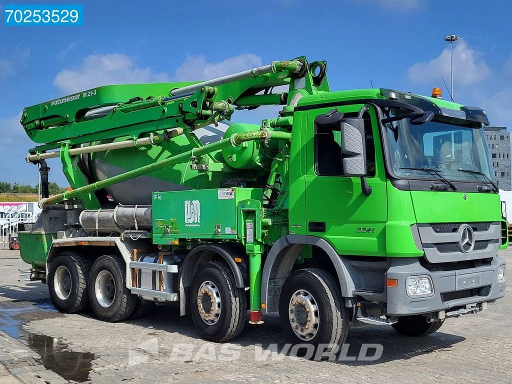 Betonpumpe typu Sonstige Mercedes Benz Actros 3241 8X4 Putzmeister Pumi 21-3.67 Q Big-Axle Steelsuspens, Gebrauchtmaschine w Veghel (Zdjęcie 11)