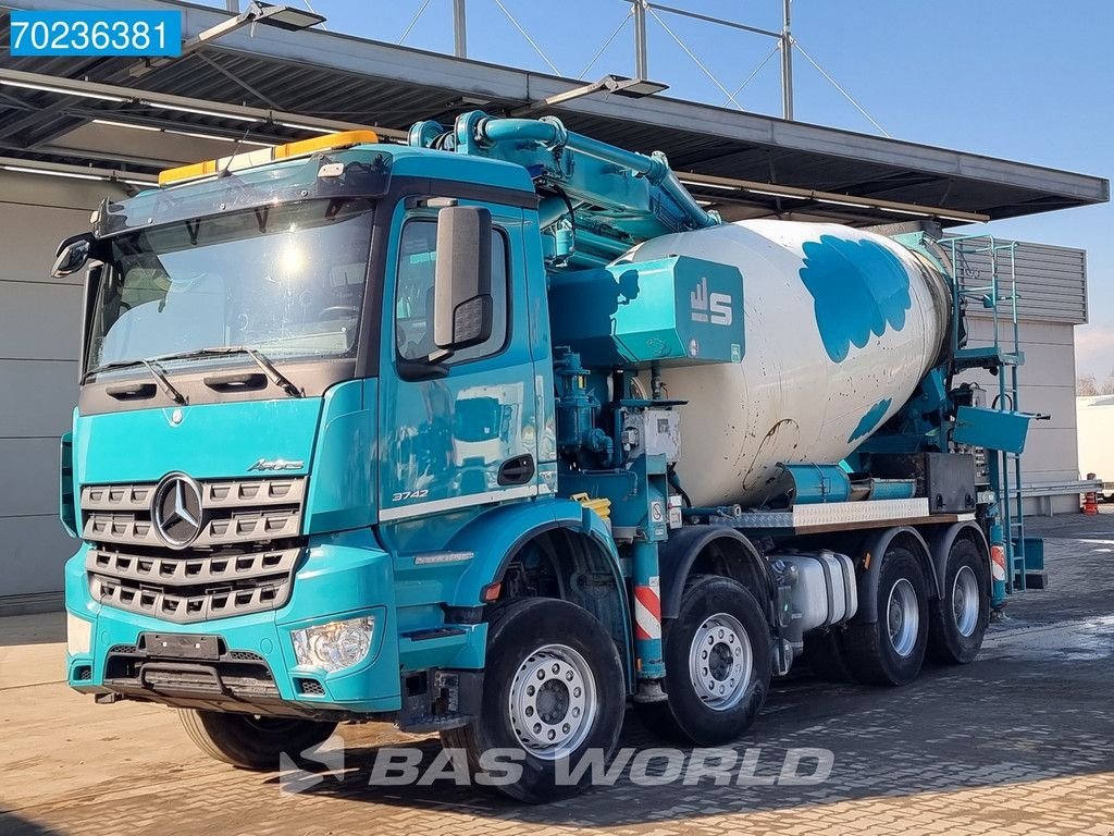 Betonpumpe typu Sonstige Mercedes Benz Arocs 3742 8X4 Sermac 4Z28 Pumpe + 9m3 Mixer PUMI Big-Axle Steel, Gebrauchtmaschine v Veghel (Obrázok 7)