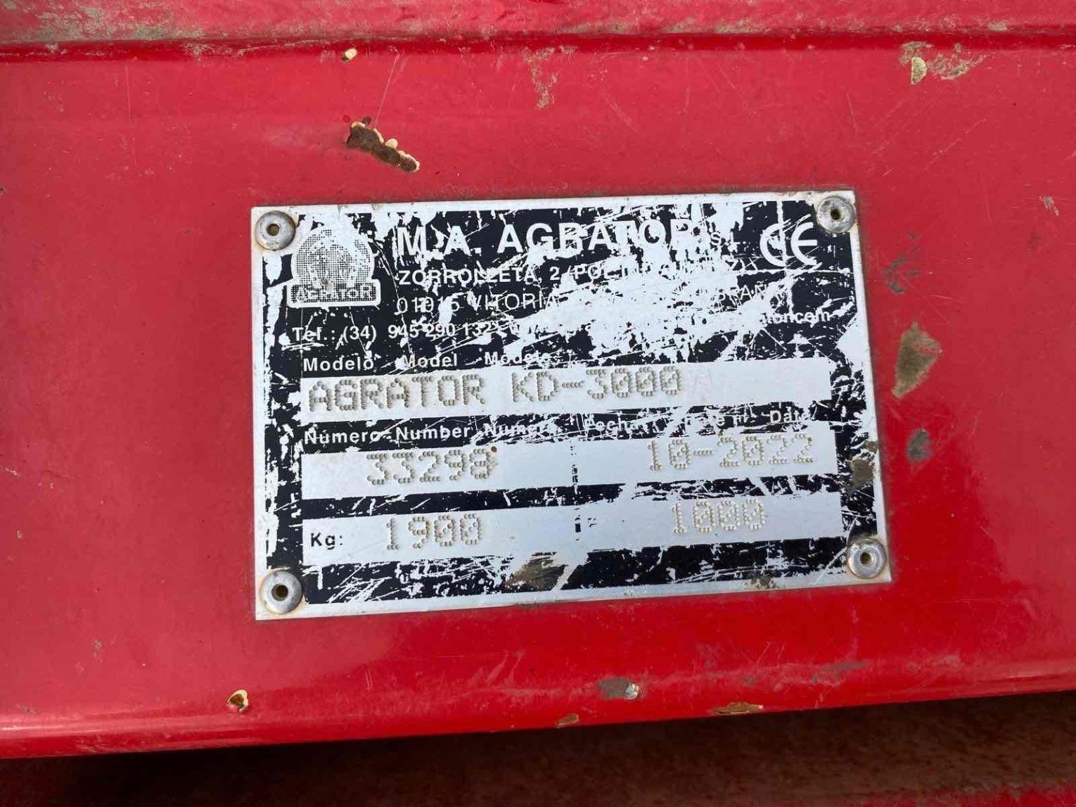 Bodenfräse des Typs Agrator FRAISE ROT  KD3000, Gebrauchtmaschine in SAINT CLAIR SUR ELLE (Bild 4)