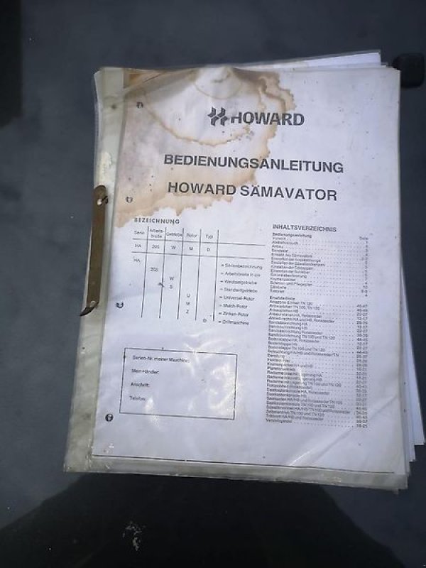 Bodenfräse типа Howard Sämavator HB, Gebrauchtmaschine в Eppingen (Фотография 11)