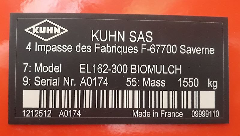 Bodenfräse del tipo Kuhn EL 162 BIOMULCH, Vorführmaschine In Itterbeck (Immagine 24)