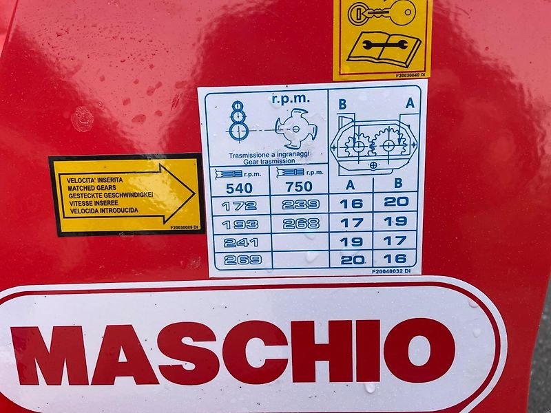 Bodenfräse tipa Maschio H 145 mit Wechselgetriebe Fräse Bodenfräse Rotavator NEU Versand möglich, Gebrauchtmaschine u Niedernhausen OT Engenhahn (Slika 14)