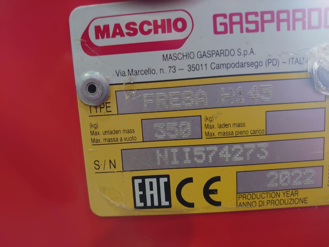 Bodenfräse des Typs Maschio H 145, Neumaschine in Ouddorp (Bild 5)