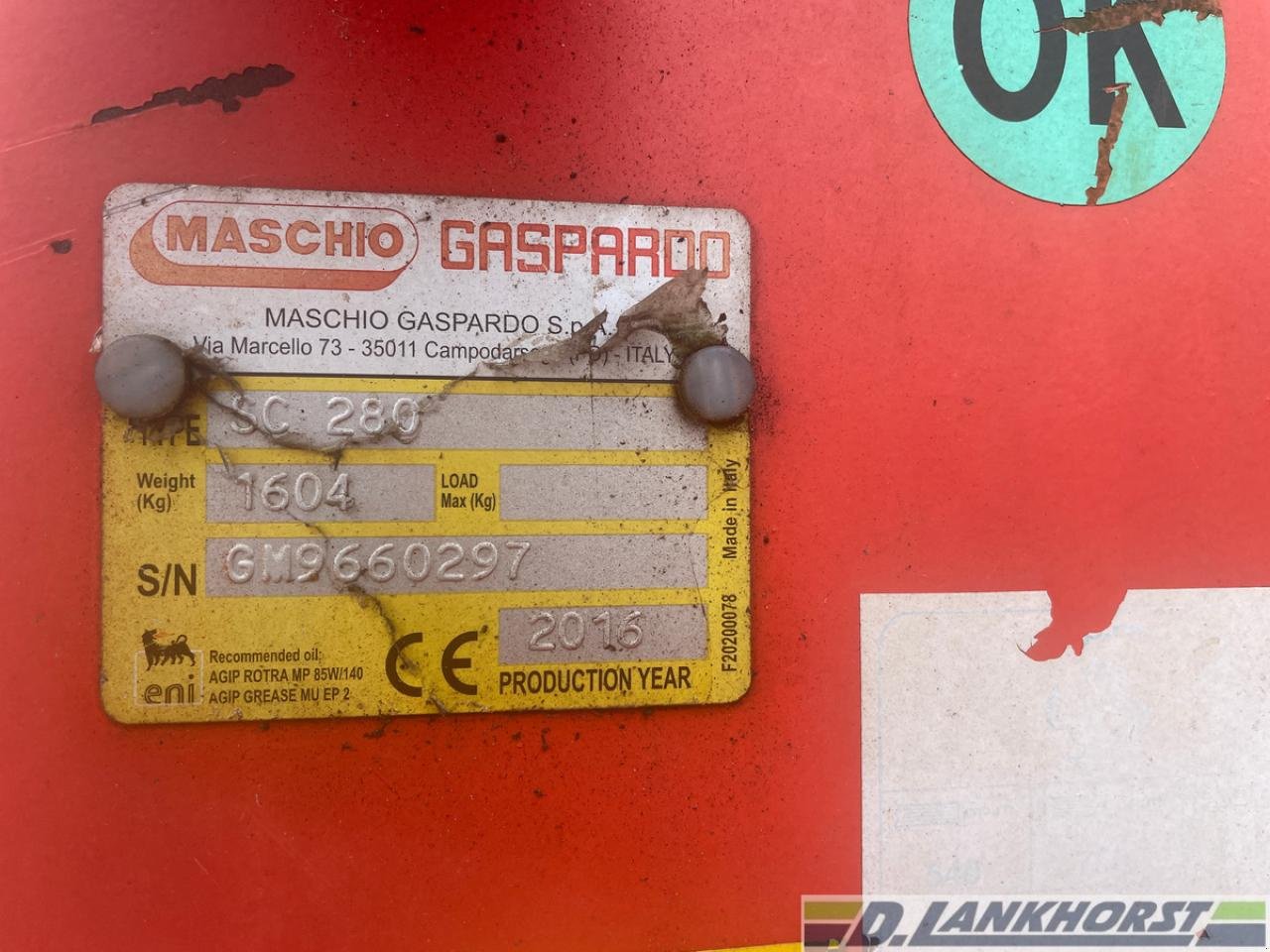 Bodenfräse tip Maschio SC 280, Gebrauchtmaschine in Neuenhaus (Poză 12)