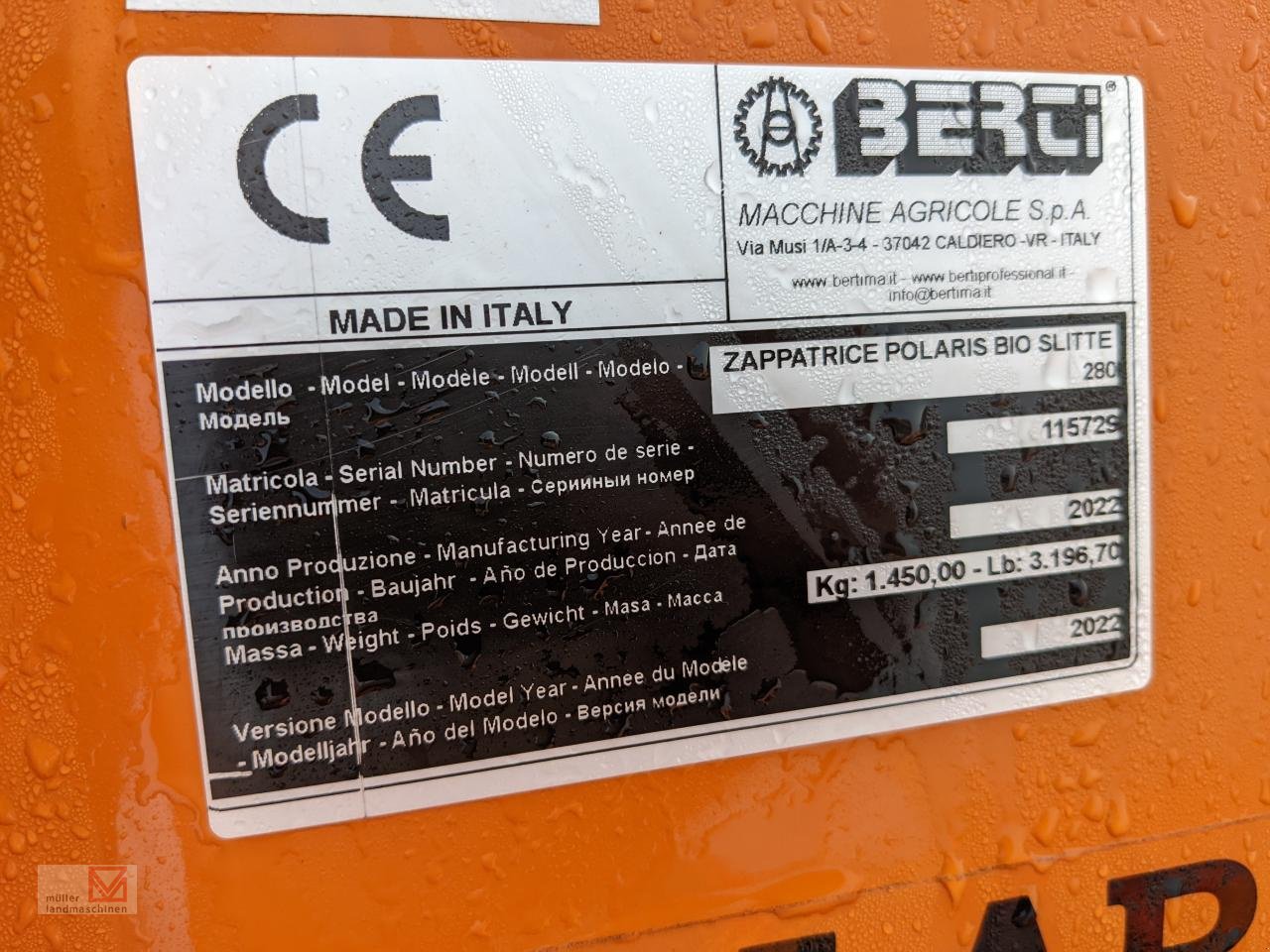 Bodenfräse of the type Sonstige Berti Polaris Bio 280, Neumaschine in Bonndorf (Picture 5)