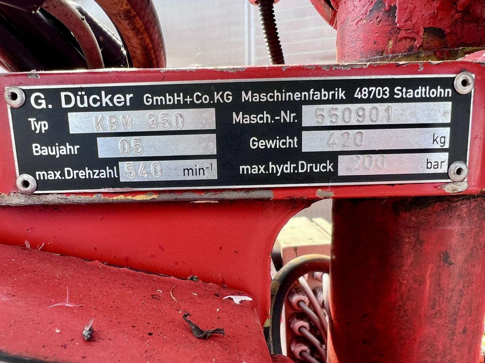 Böschungsmähgerät du type Dücker KBM 350, Gebrauchtmaschine en Borken (Photo 3)