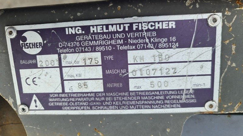 Böschungsmähgerät του τύπου Fischer DZ-1, Gebrauchtmaschine σε Altendorf (Φωτογραφία 9)