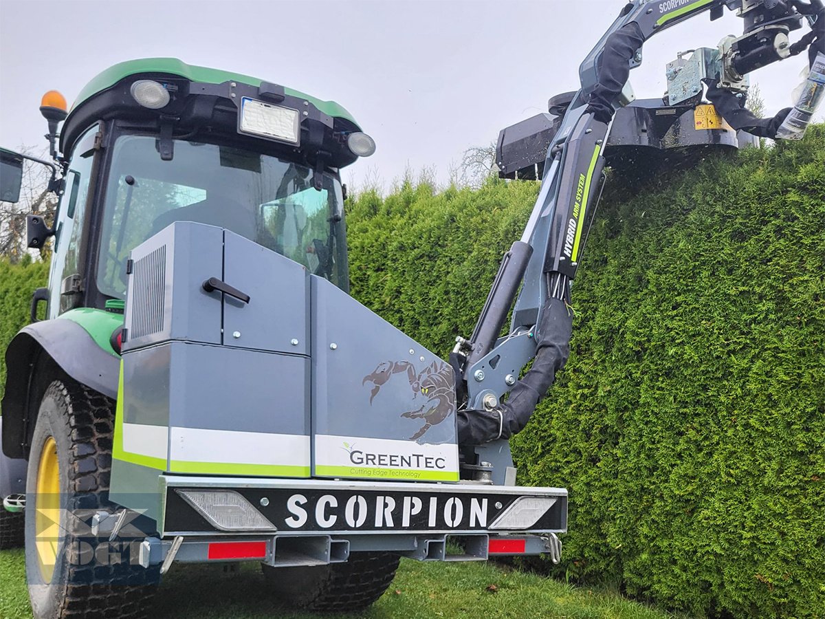 Böschungsmähgerät Türe ait Greentec SCORPION 330-4Plus Heckenmulcher /Auslegemulcher inkl. Heckenmulcher RC132, Neumaschine içinde Schmallenberg (resim 8)