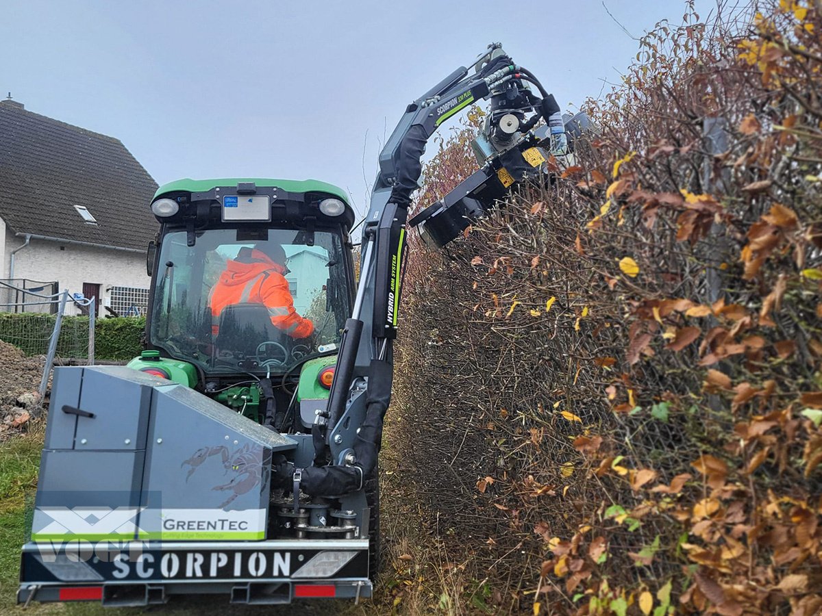 Böschungsmähgerät Türe ait Greentec SCORPION 330-4Plus Heckenmulcher /Auslegemulcher inkl. Heckenmulcher RC132, Neumaschine içinde Schmallenberg (resim 10)