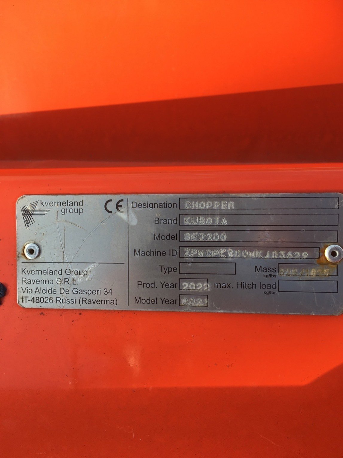 Böschungsmähgerät typu Kubota Broyeur d'accotement SE2200 Kubota, Gebrauchtmaschine v SAINT CLAIR SUR ELLE (Obrázok 2)