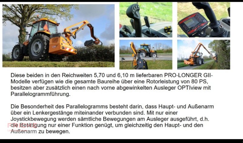 Böschungsmähgerät от тип Kuhn Pro-Longer GII mit Säge und Mulchkopf, Gebrauchtmaschine в Soltau (Снимка 5)