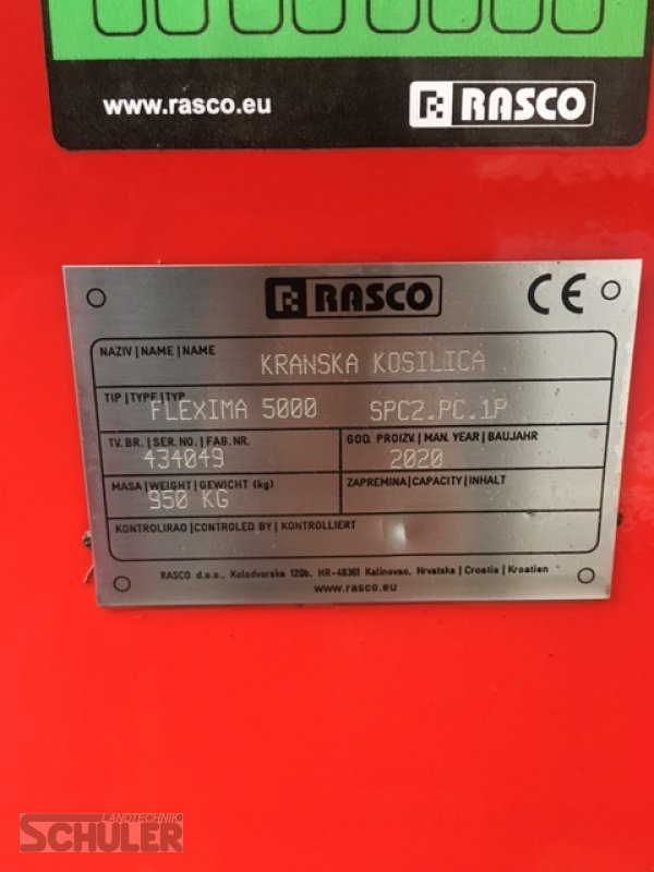 Böschungsmähgerät tip Rasco Flexima 5000, Neumaschine in St. Märgen (Poză 11)