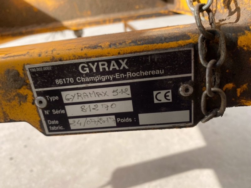 Böschungsmähgerät typu Sonstige GYRAMAX 512, Gebrauchtmaschine v Richebourg (Obrázek 9)