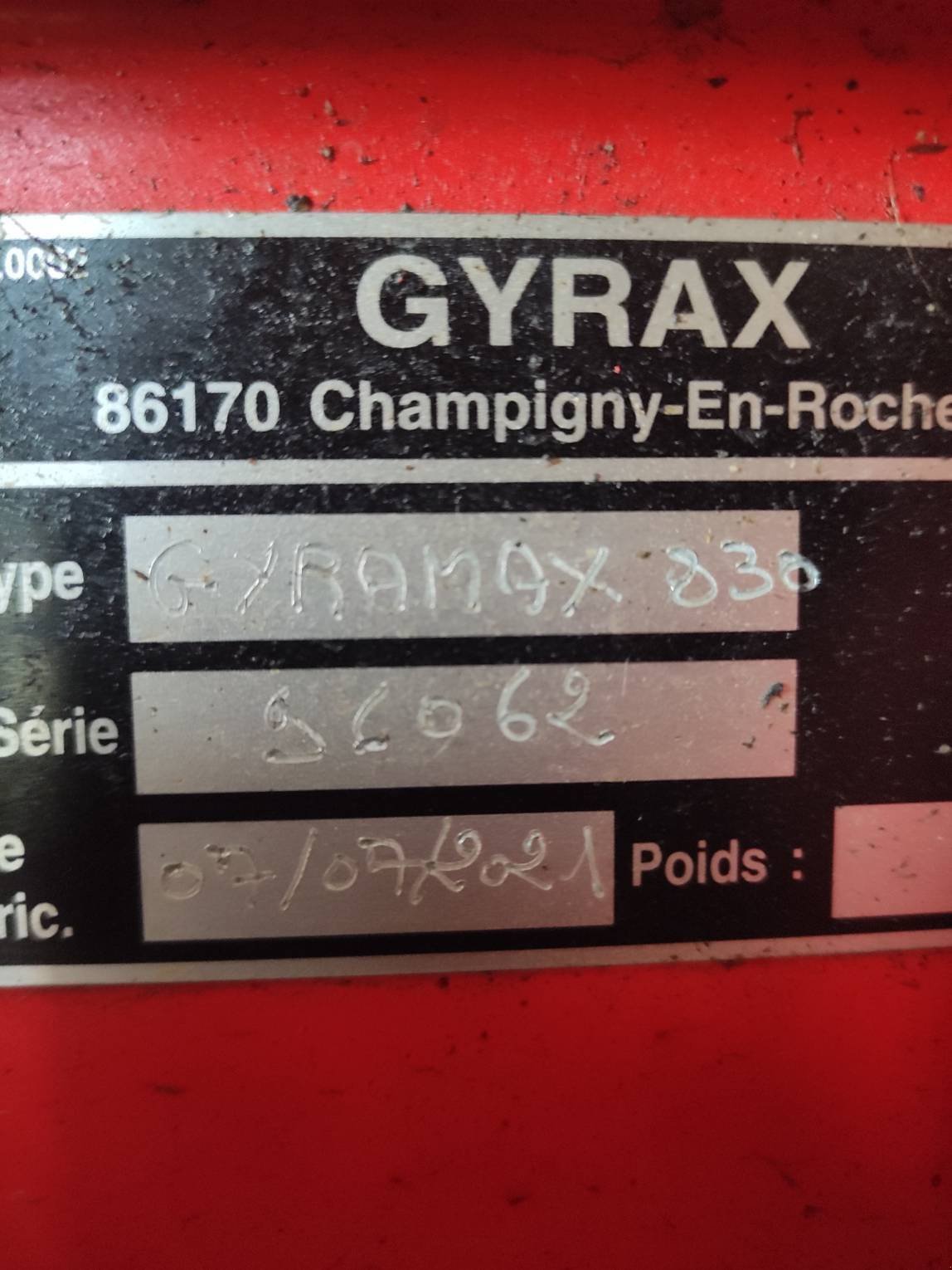 Böschungsmähgerät des Typs Sonstige GYRAMAX 830, Gebrauchtmaschine in Le Horps (Bild 6)