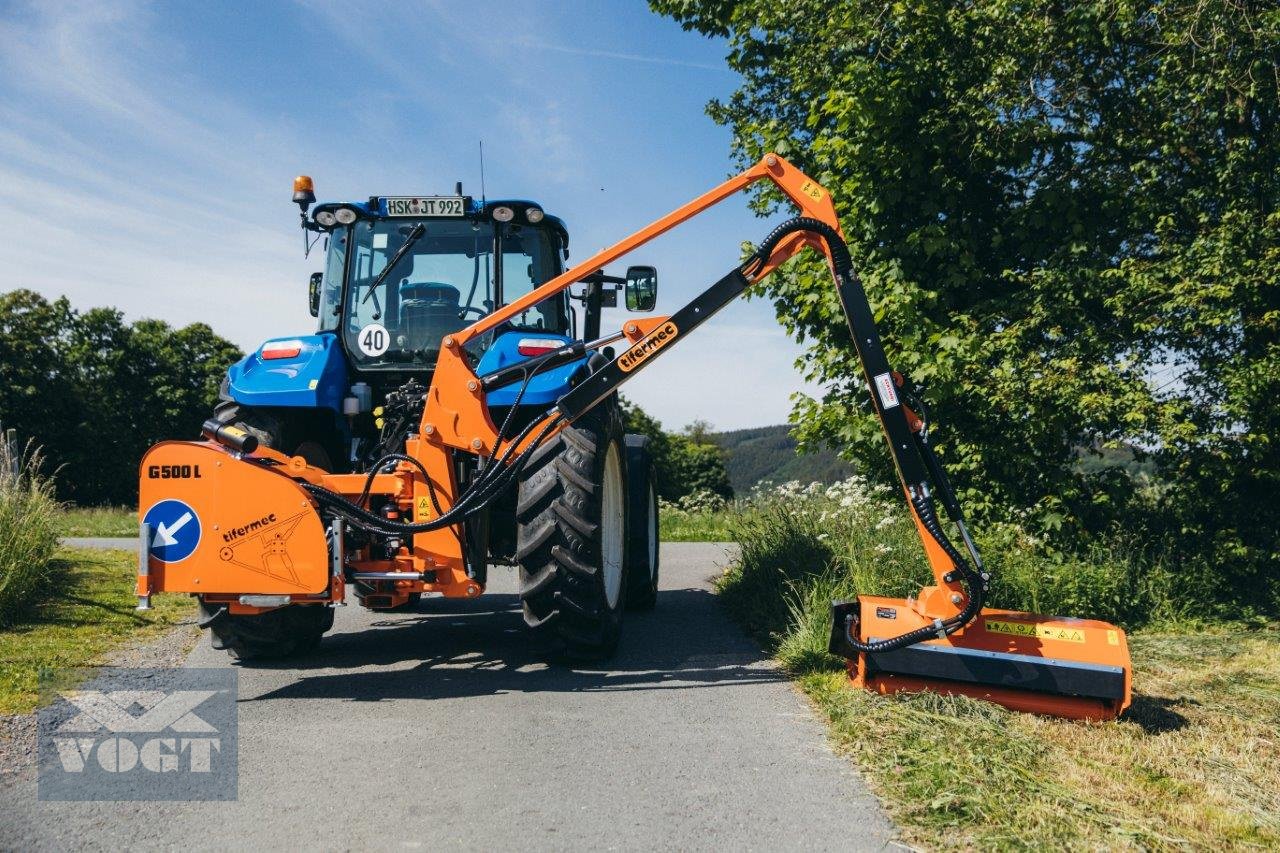 Böschungsmähgerät del tipo Tifermec GEO500L inkl. Mulchkopf T-100L Auslegemulcher für Traktor, Neumaschine In Schmallenberg (Immagine 7)