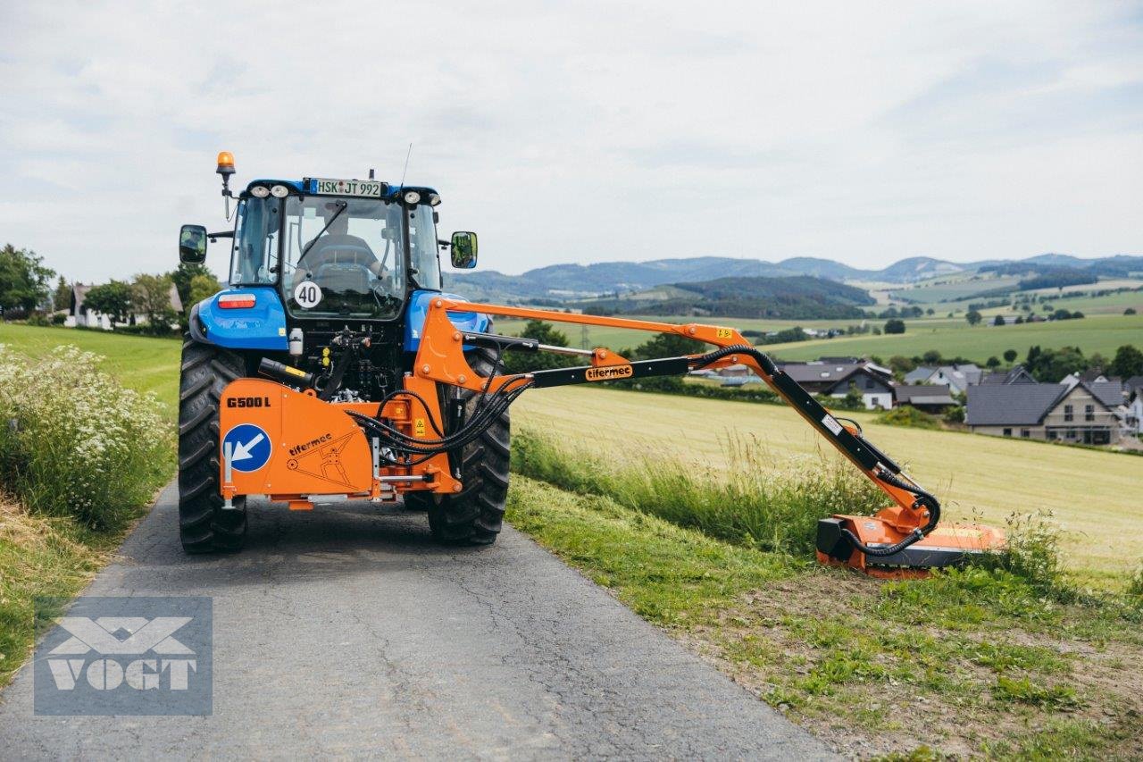 Böschungsmähgerät del tipo Tifermec GEO500L inkl. Mulchkopf T-100L Auslegemulcher für Traktor, Neumaschine In Schmallenberg (Immagine 14)