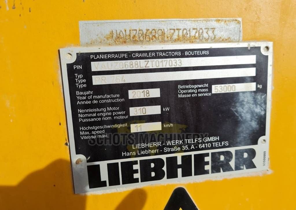 Bulldozer tipa Liebherr PR 764, Gebrauchtmaschine u Wommels (Slika 9)