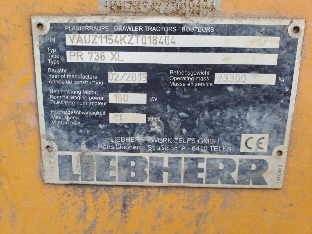 Bulldozer Türe ait Liebherr PR736 XL, Gebrauchtmaschine içinde Stabroek (resim 10)