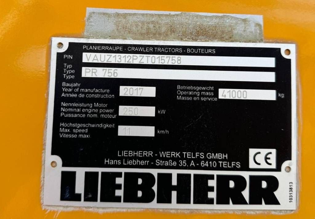 Bulldozer типа Liebherr PR756 - Excellent Condition, Gebrauchtmaschine в Veldhoven (Фотография 11)