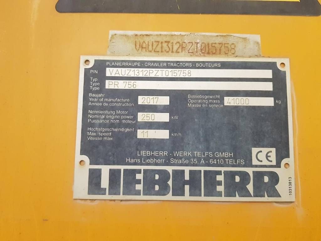 Bulldozer tip Liebherr PR756 - Excellent Condition, Gebrauchtmaschine in Veldhoven (Poză 5)