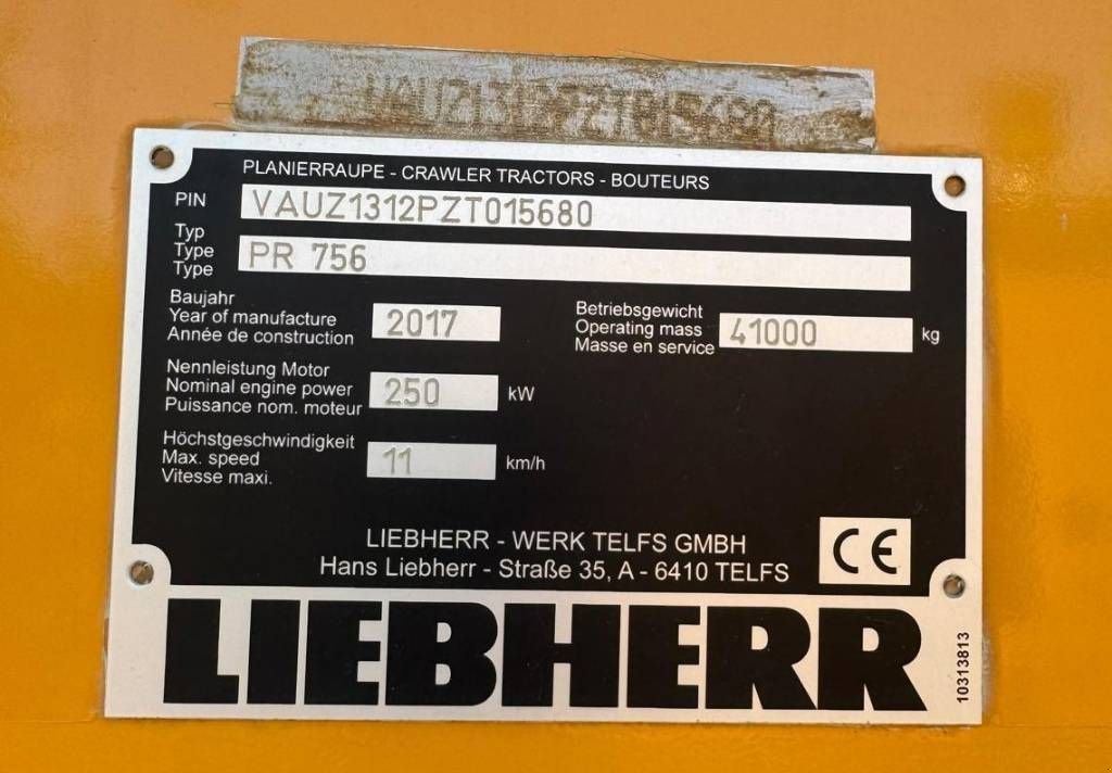 Bulldozer typu Liebherr PR756 - TOP Condition / CE Certified, Gebrauchtmaschine w Veldhoven (Zdjęcie 5)