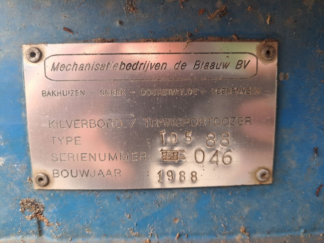 Bulldozer tip Sonstige Blaauw Blaauw TD5-88, Gebrauchtmaschine in Didam (Poză 4)