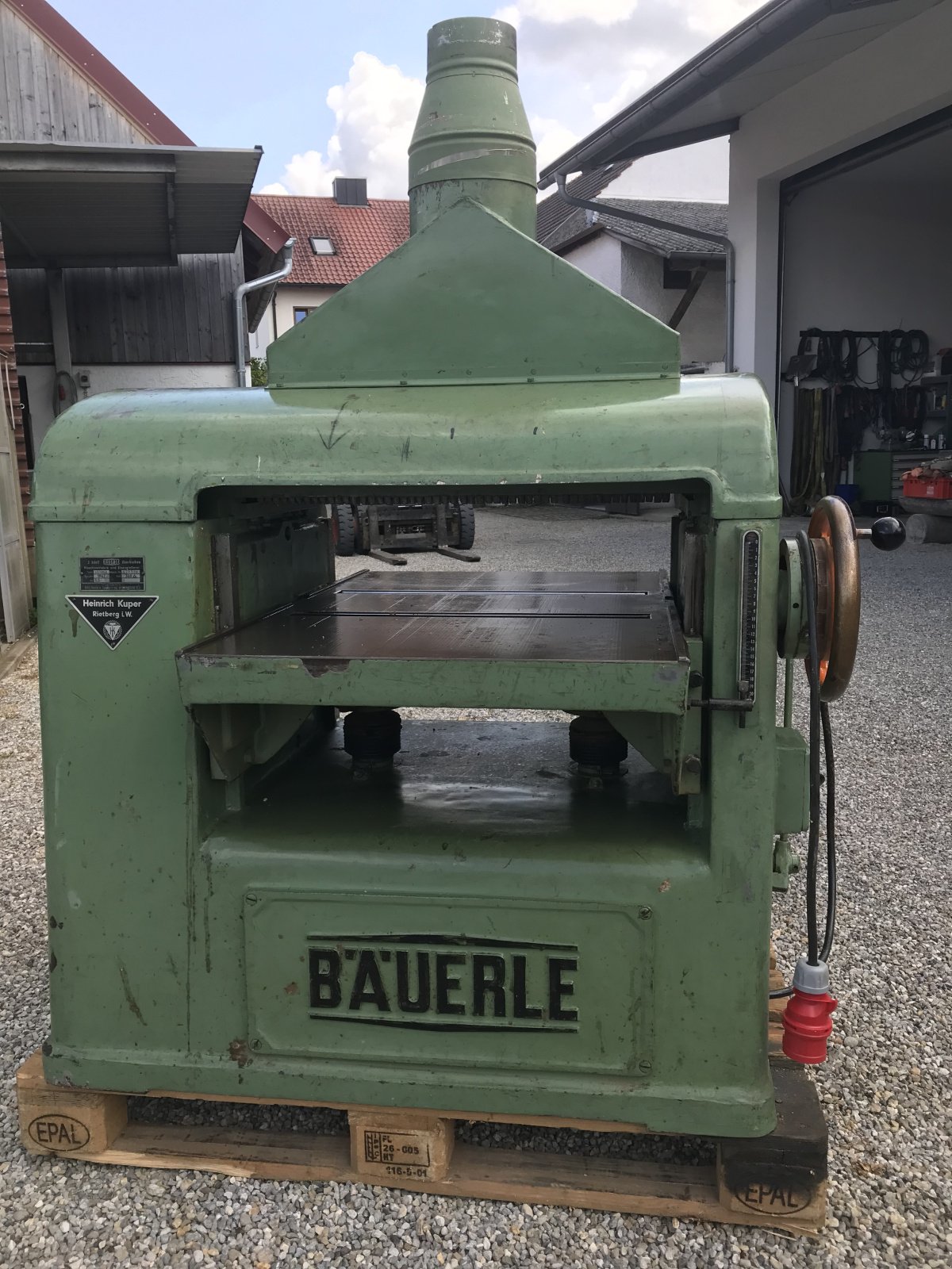 Dickenhobel van het type Bäuerle 60, Gebrauchtmaschine in Aichach (Foto 2)