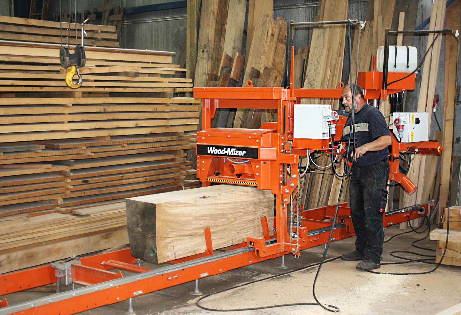 Dickenhobel del tipo Wood-Mizer MP100 Balkenhobel, Neumaschine In Schletau (Immagine 2)