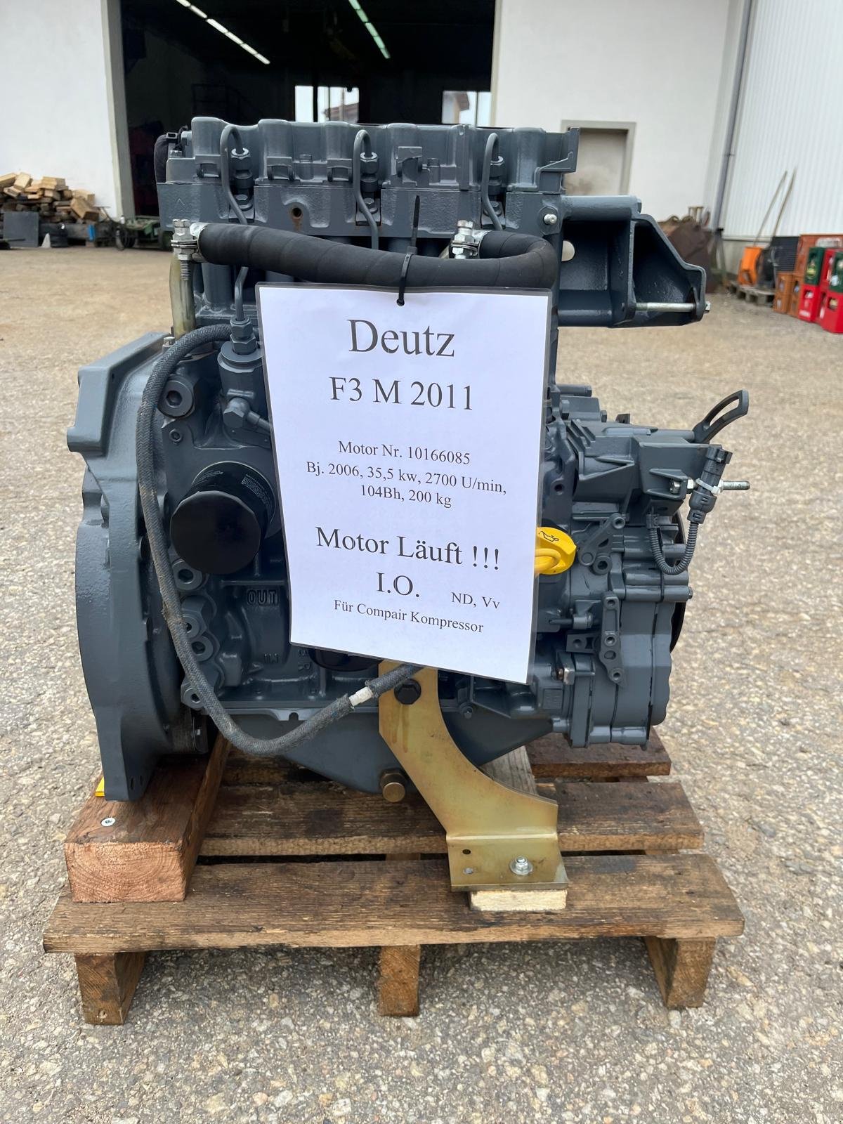 Dieselmotor del tipo Deutz F 3M 2011, gebraucht In Neureichenau (Immagine 1)