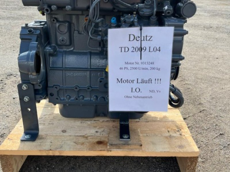 Dieselmotor tipa Deutz TD 2009 L04, ohne Nebenantrieb, gebraucht u Neureichenau