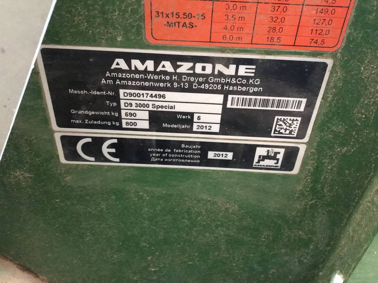 Direktsaatmaschine του τύπου Amazone D9 3000 spécial, Gebrauchtmaschine σε MORLHON LE HAUT (Φωτογραφία 8)